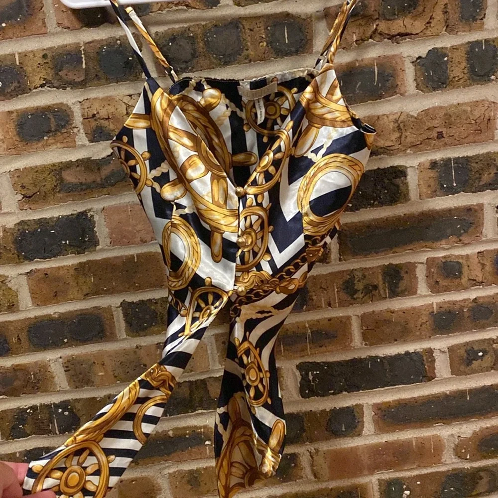 Lurelly made in los angeles silk corset, midriff tie, adjustable straps, W’s S - Picture 4 of 8